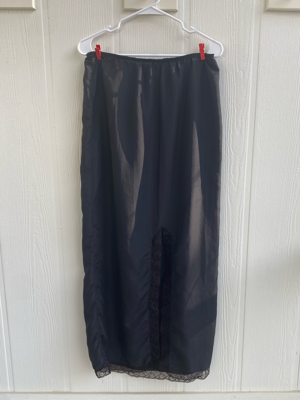 Vintage black skirt slip M/L
